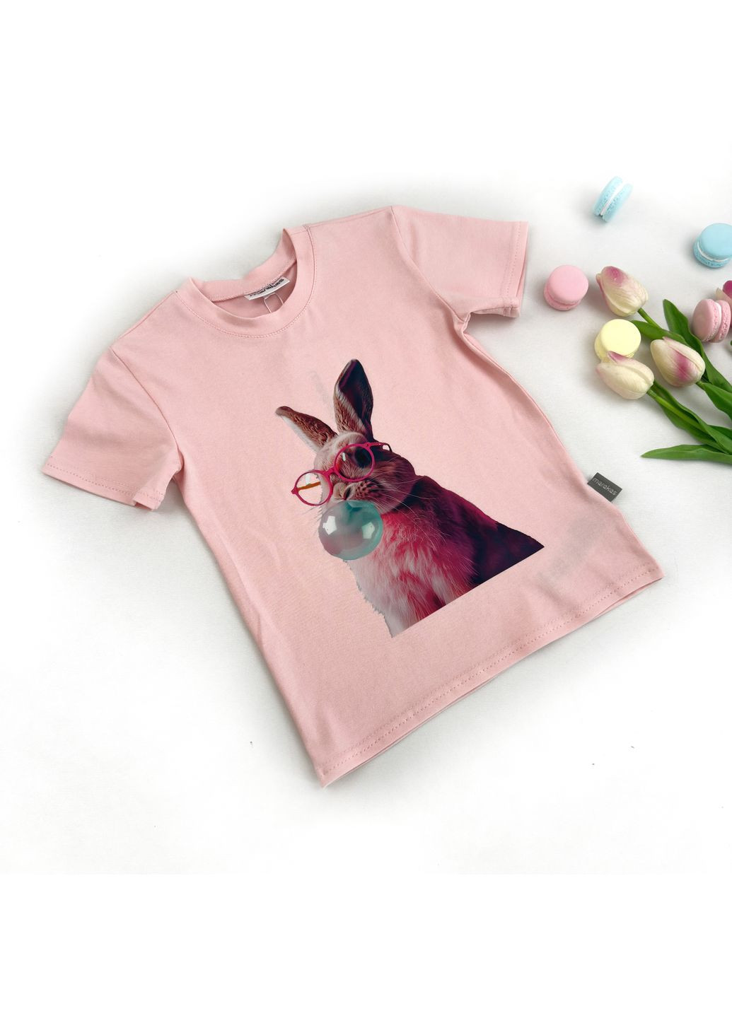 Розовая летняя футболка летний 3ts-c-51-02252 Marakas