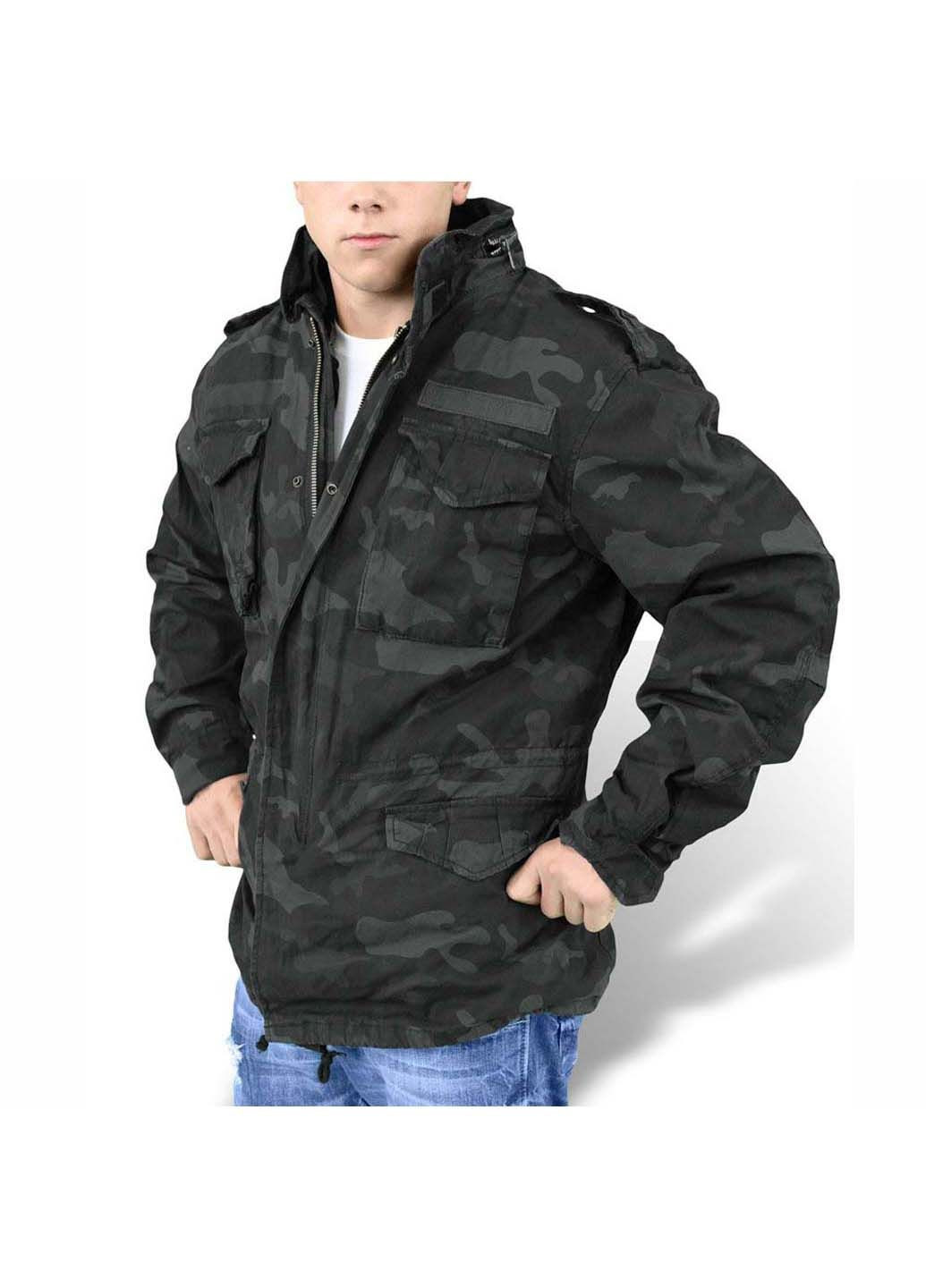 Чорна зимня куртка Surplus