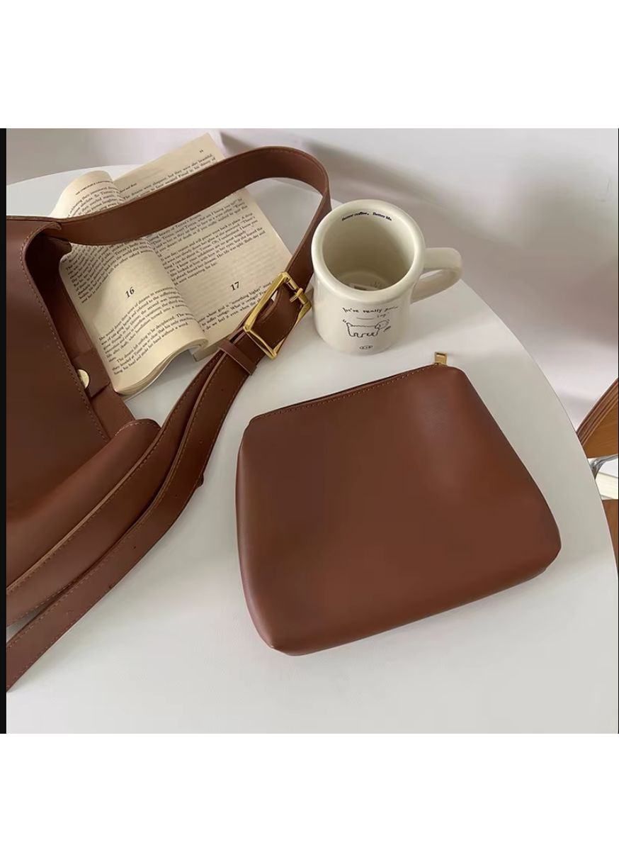 Жіноча сумка на плече, коричнева ( BB-OT346) No Brand (362732471)