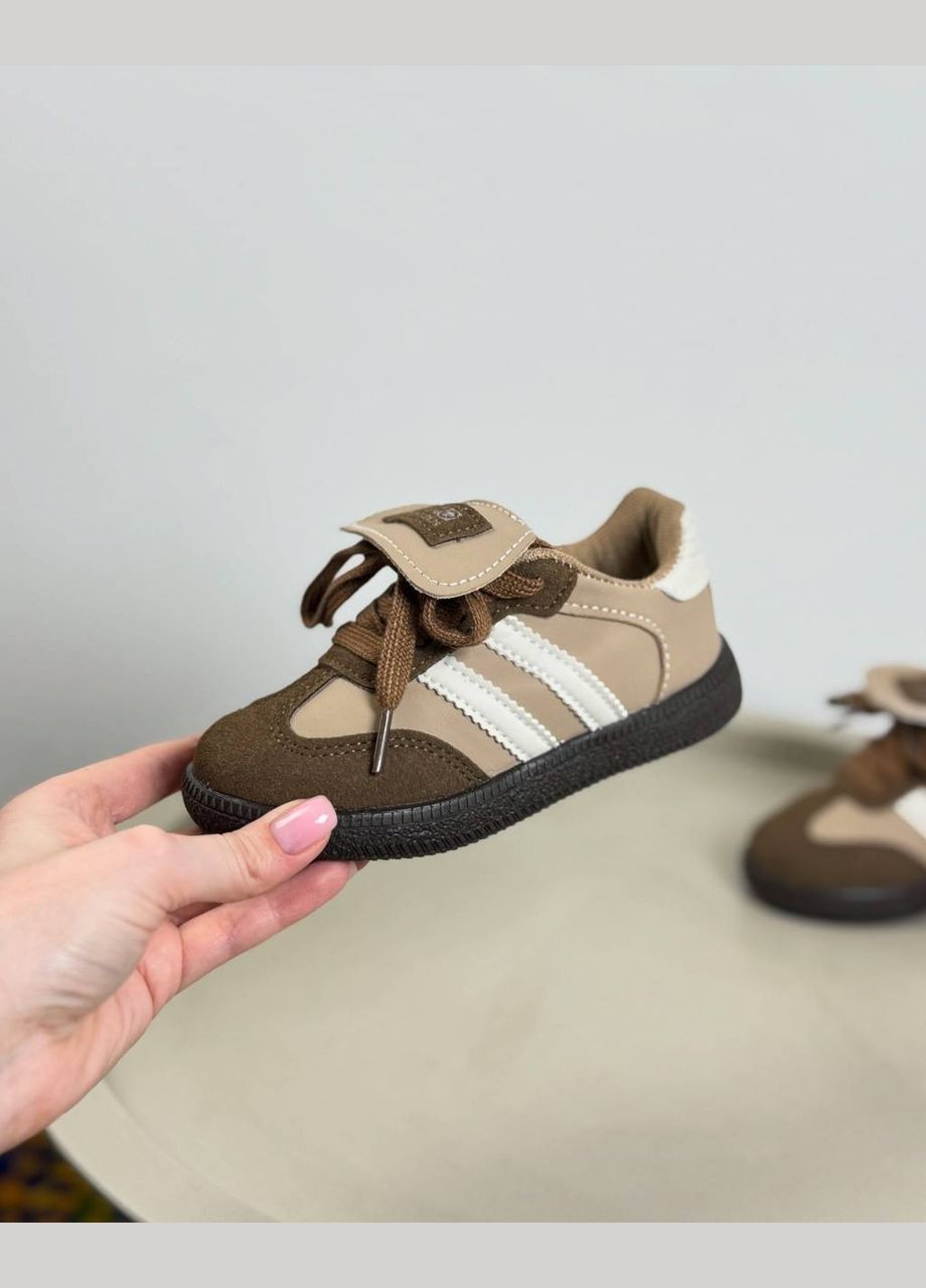 Бежеві всесезонні дитячі кросівки бежеві 1492 No Brand