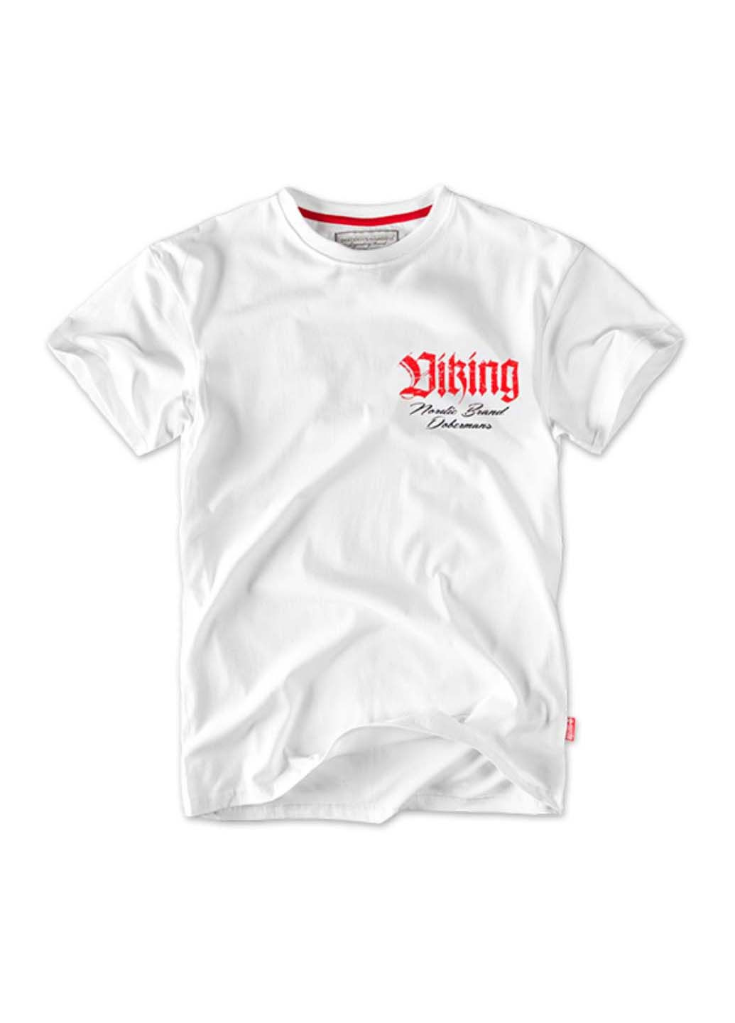 Белая футболка Dobermans Aggressive