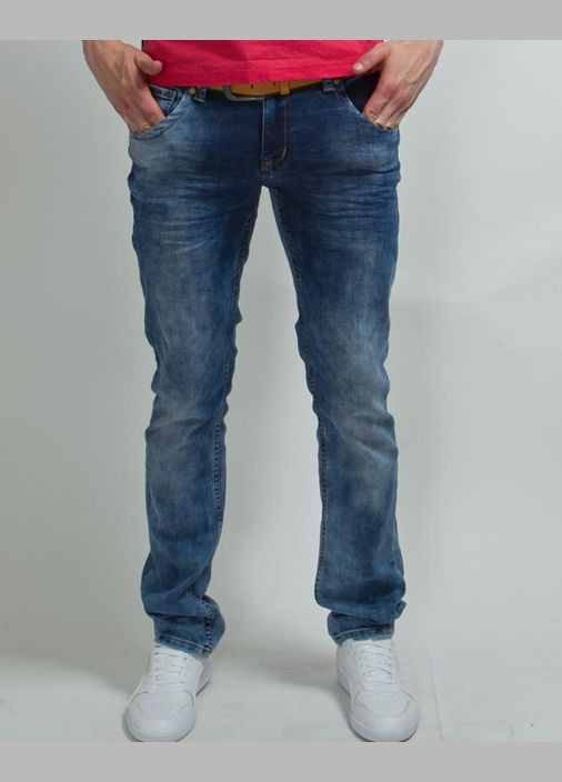 Синие демисезонные джинсы jeans mh176 синие Liberal