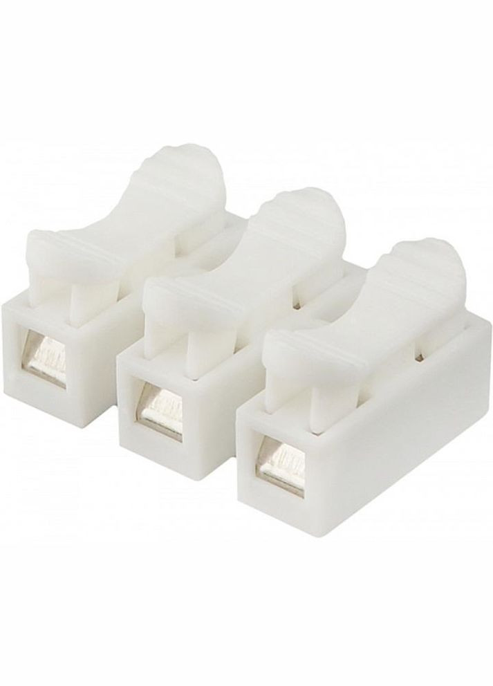 Набір з'єднувачів для дроту PW CH-3 клемні колодки на три контакти 20 шт Білий (C051302-20) No Brand (349843983)