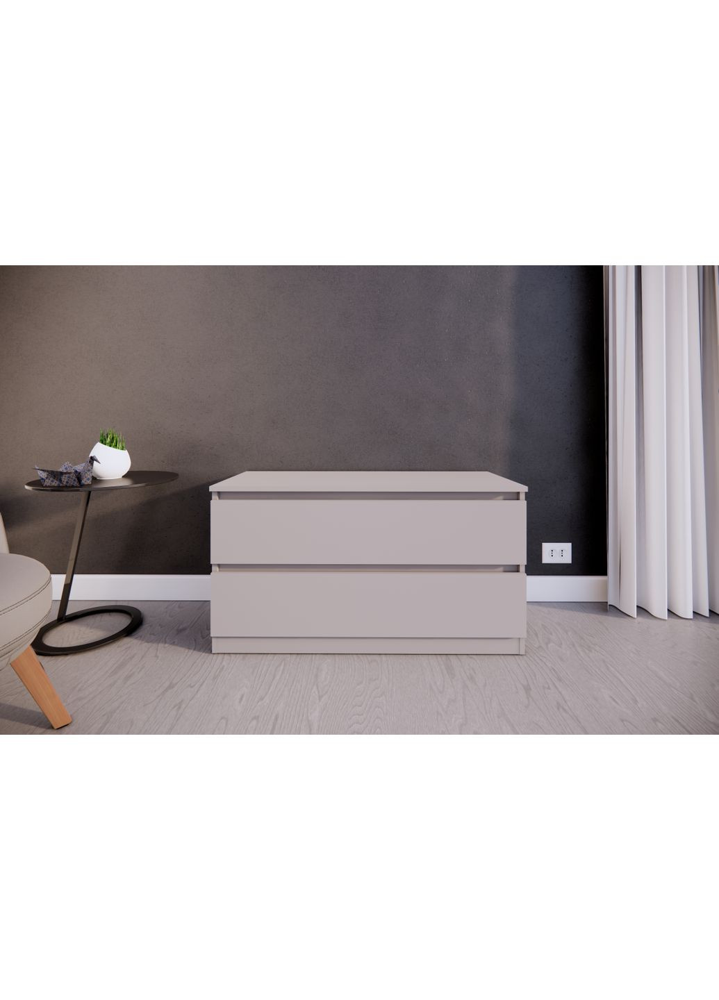 Комод на 2 шухляди 100х40х54.4см MEBEX (354307074)