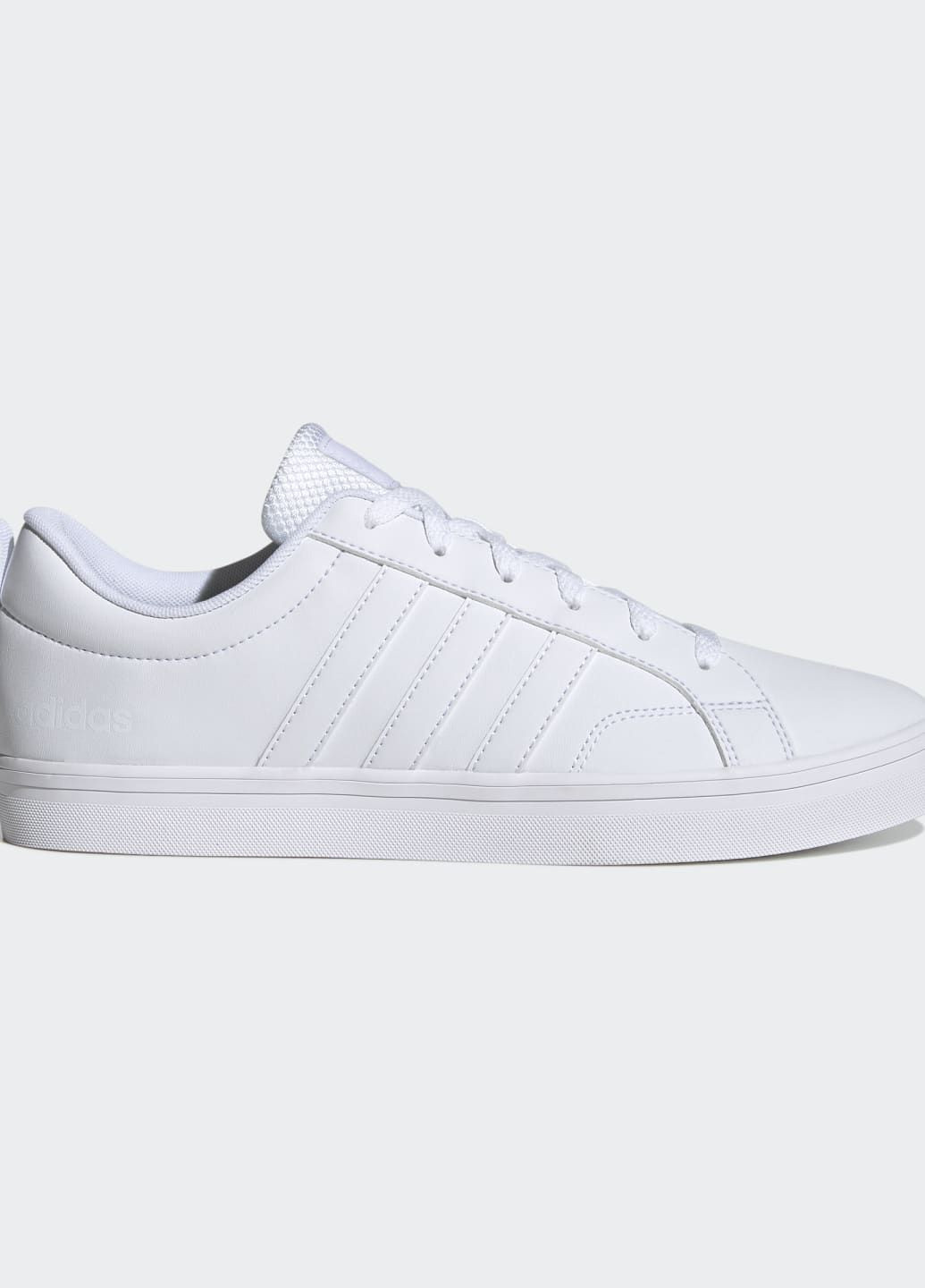 Білі всесезон кросівки vs pace 2.0 3-stripes branding synthetic nubuck adidas