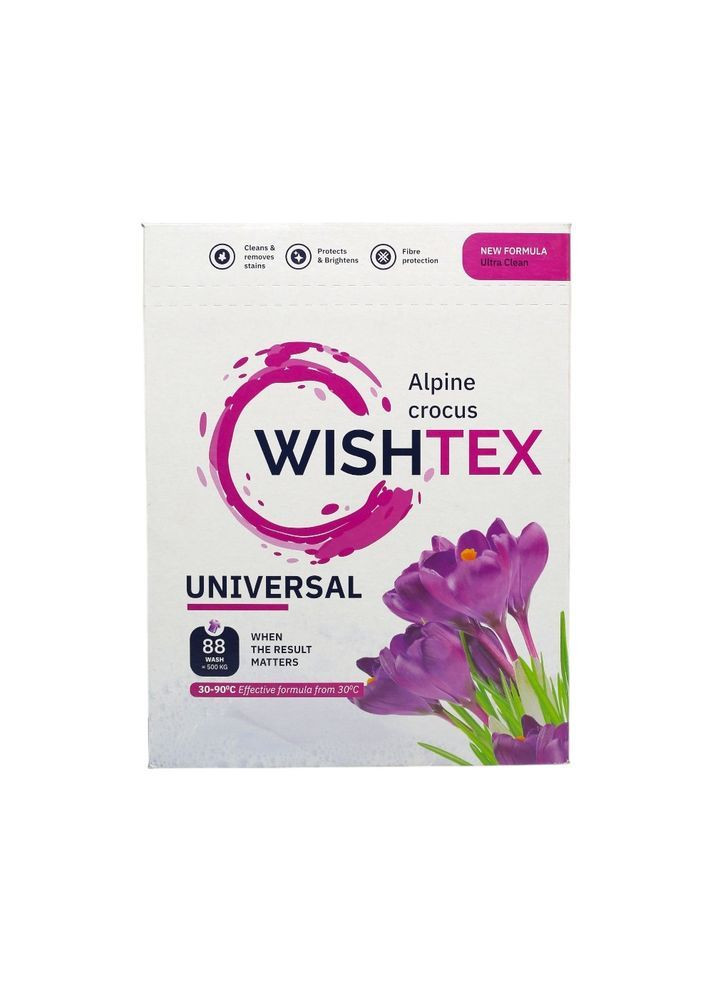 Порошок для стирки Universal Alpine crocus 5,4 кг (88 стирок) WishTex (366971340)