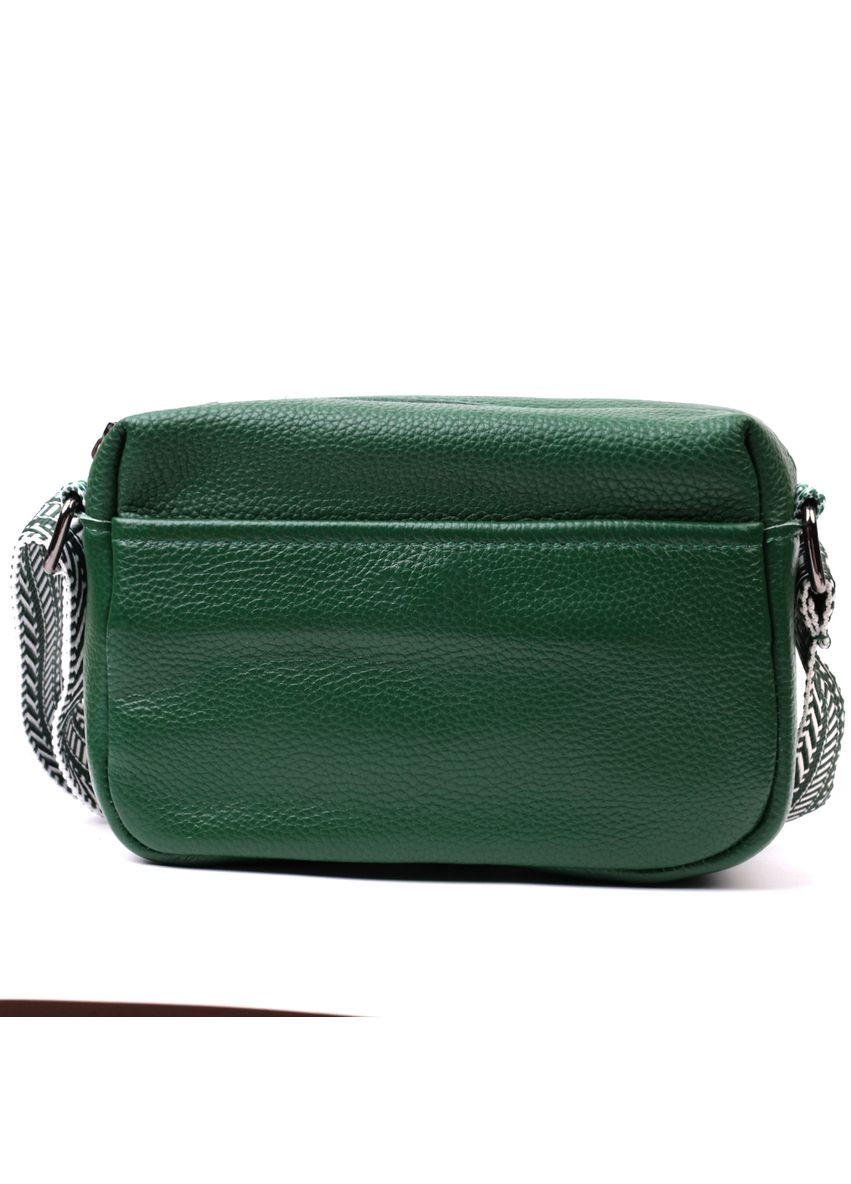 Сумка кроссбоди с широким ремнем через плечо женская на одно отделение для стильных женщин из натуральной Vintage (329195486)