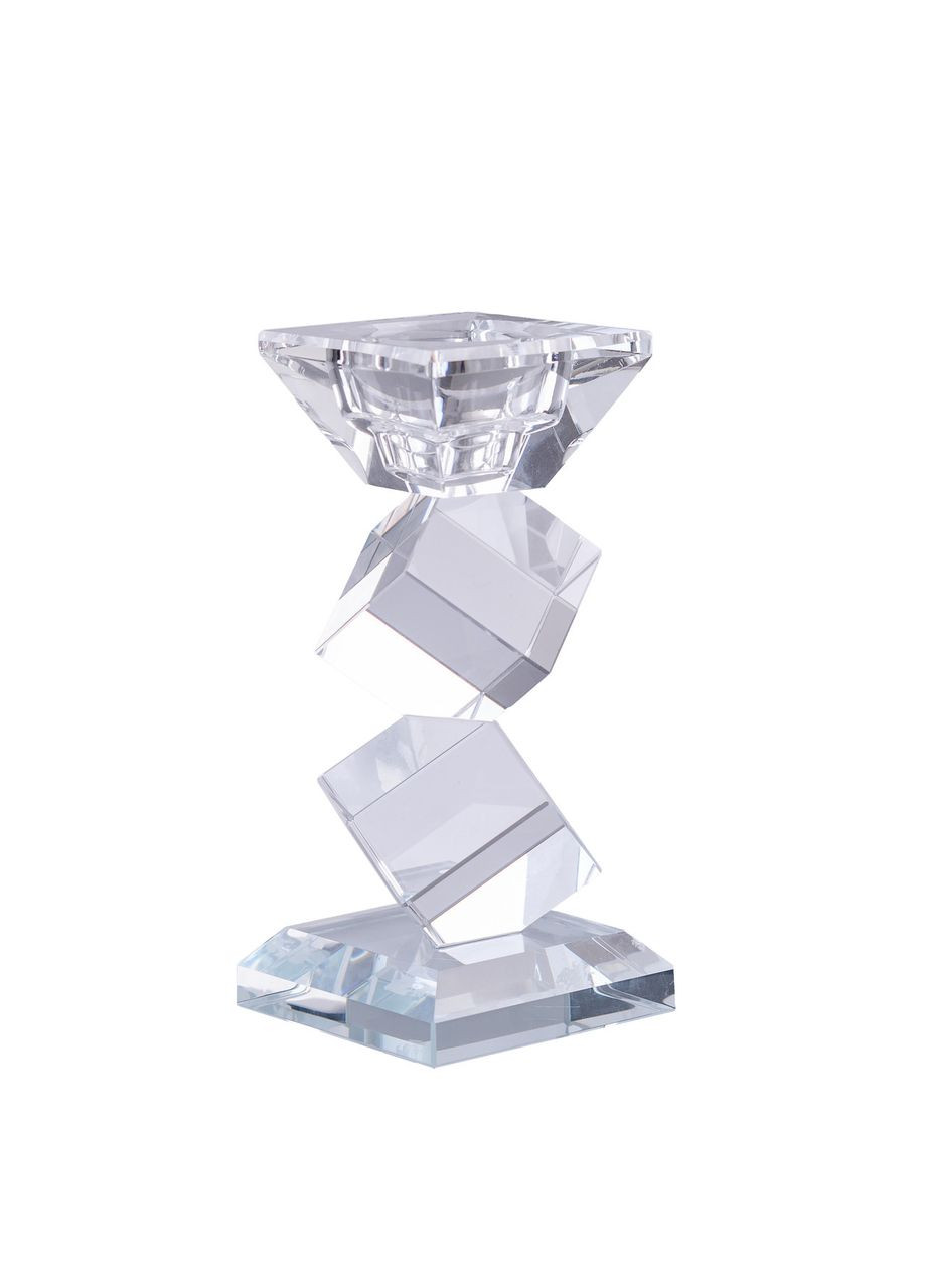 Подсвечник Кристалл стеклянный 15.5 см HP433 TS Kitchen (331784967)