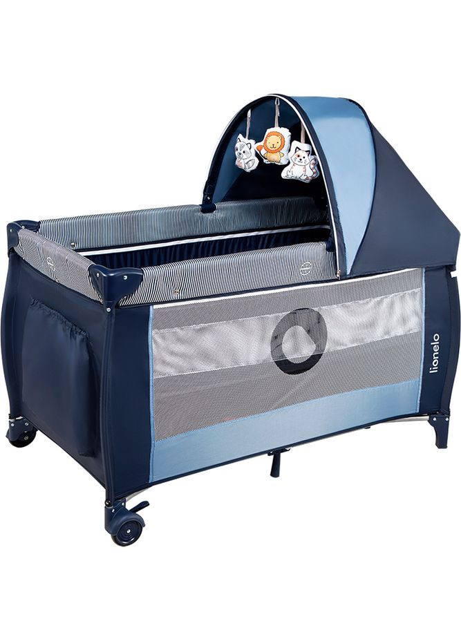 Ліжечко-манеж Sven Plus Blue Navy, синій Lionelo LO-SVEN PLUS BLUE NAVY (336329584)