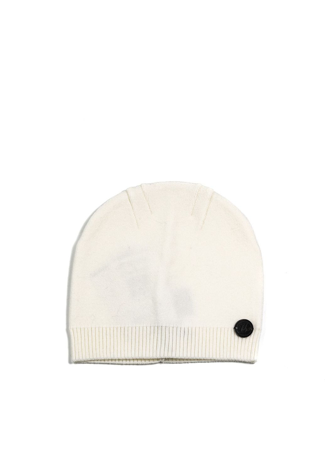 Шапка біні жіноча віскоза біла LUMINA LuckyLOOK 573-987 (322792882)