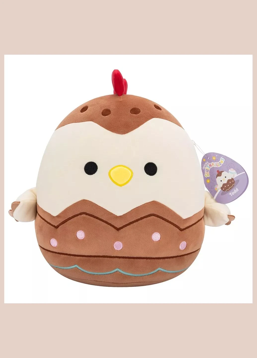 Мягкая игрушка Петушок Тод 30 см (SQER01264) Squishmallows (326805421)