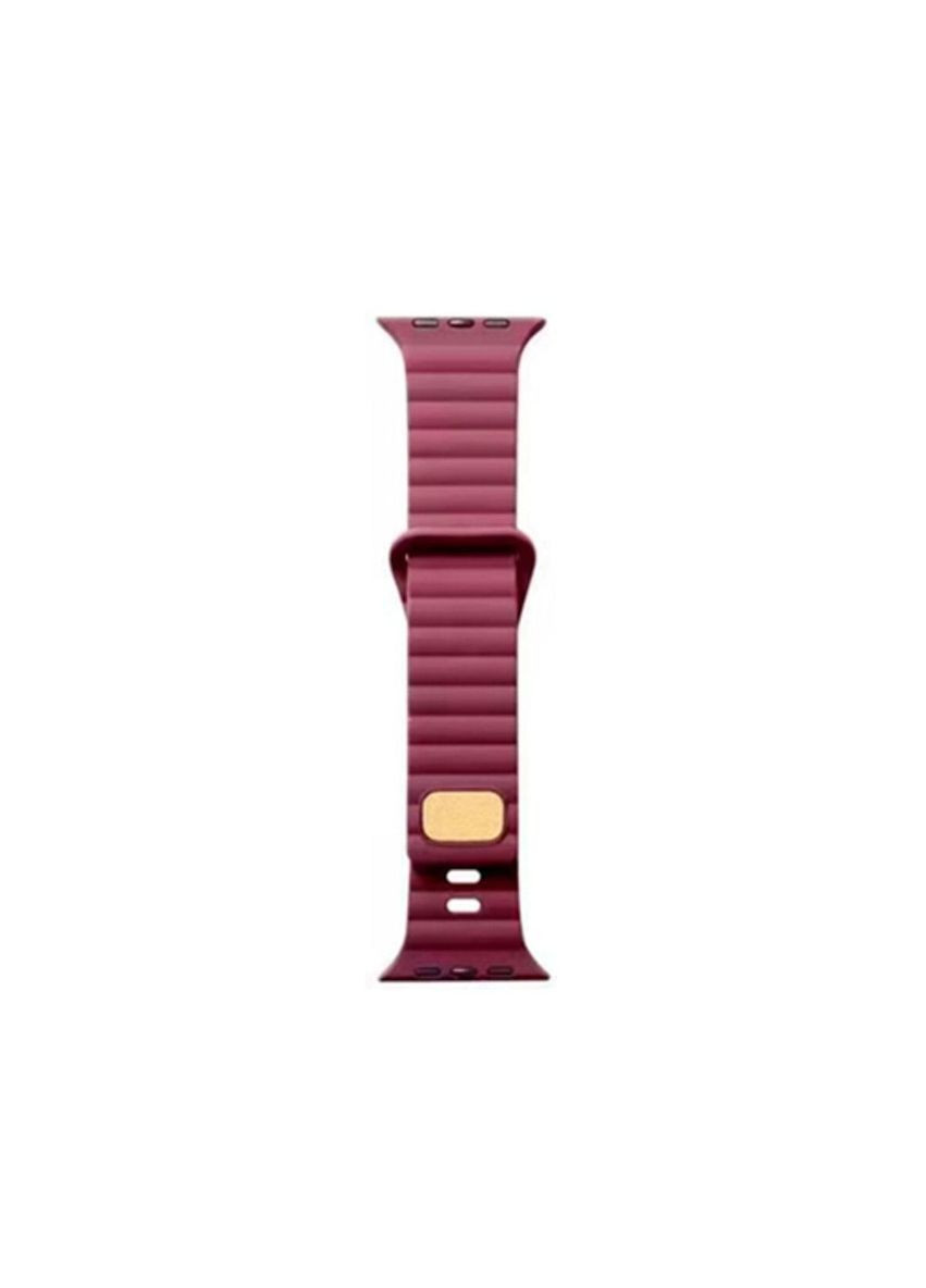 Ремешок для Apple Watch Lightning Buckle 42/44/45/49mm Wine No Brand (304731508)