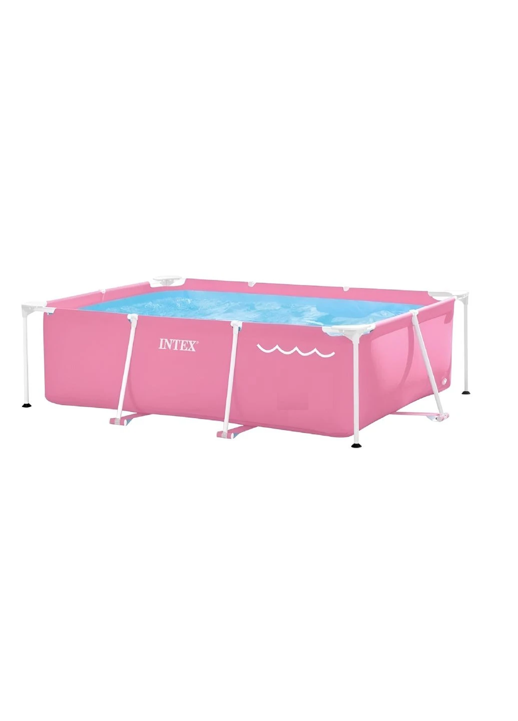 Басейн каркасний 266 NP прямокутний розмір 220х150х60 см об'єм 1662л. Pink (150250) Intex (389199067)