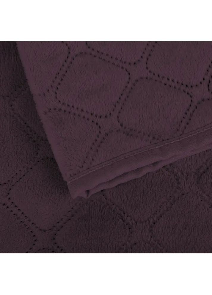Евро покрывало 240*260 см велюровое гипоаллергенное Бордовое (24600240260) ТЕП (364100118)
