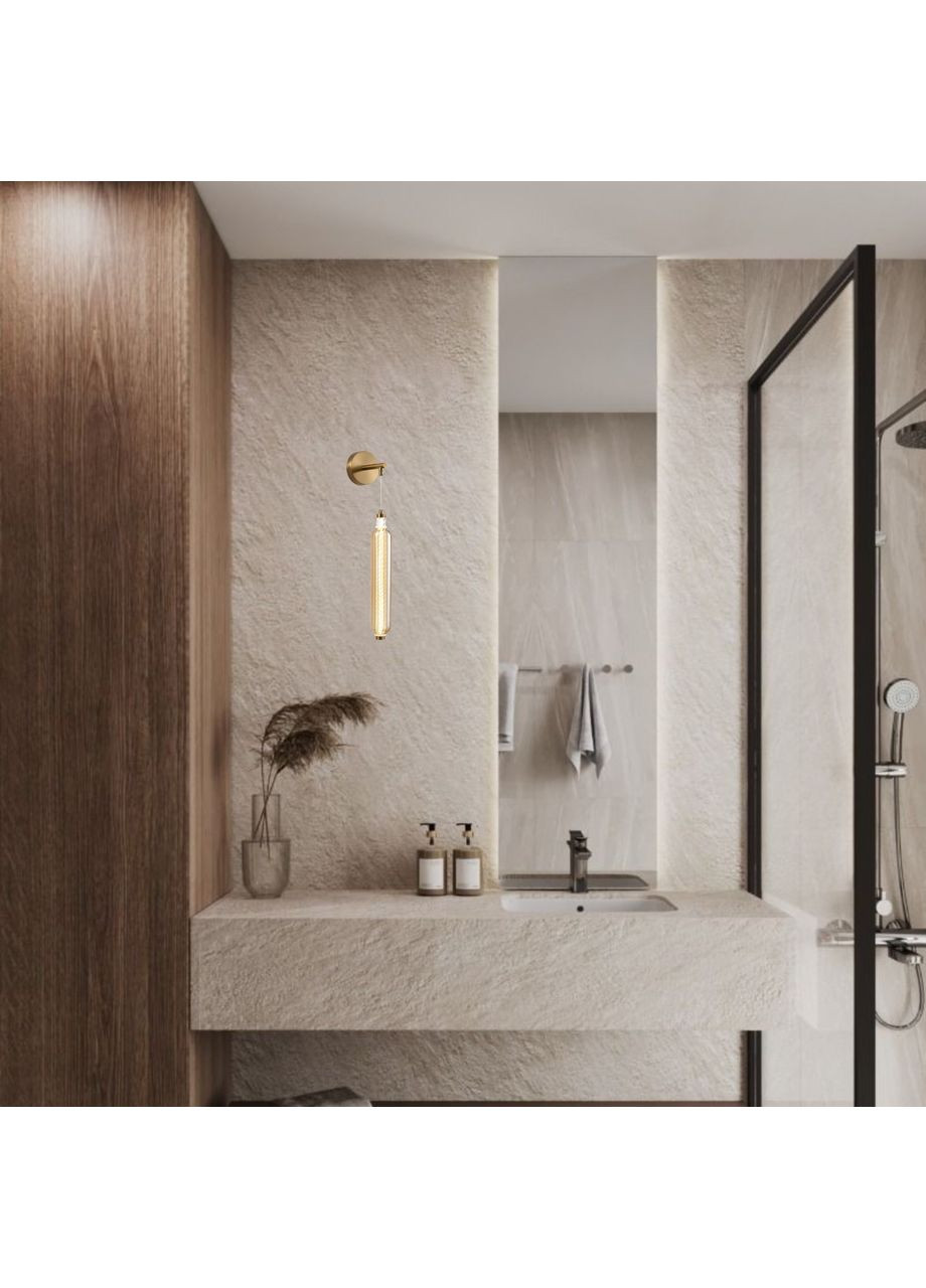 Настенный стеклянный светильник/бра 5W (88-W39320 AB+AM) No Brand (370071742)