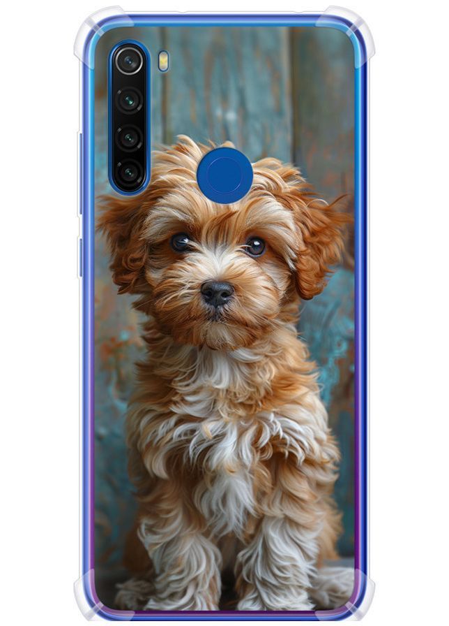 Силикон с усиленными углами чехол 'Щенок мальтипу' для Endorphone Xiaomi Redmi Note 8T (297866086)