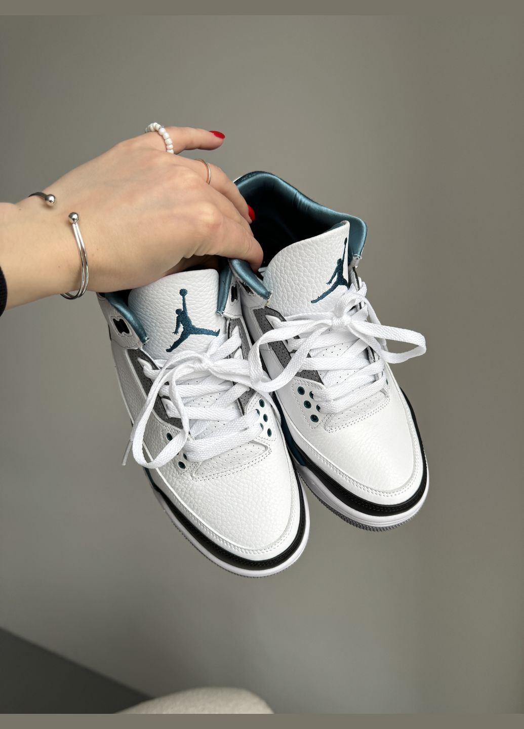 Білі Осінні кросівки чоловічі nike air jordan 3 white | найк аір джордан 3 білі No Brand