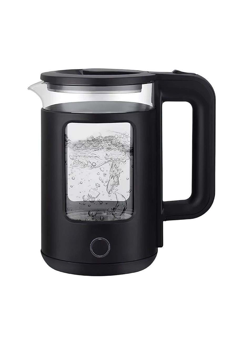 Электрочайник стеклянный в пластиковом корпусе со светодиодной подсветкой чайник электрический 1500 Вт 1,8 л (C8212) Crownberg (361161962)