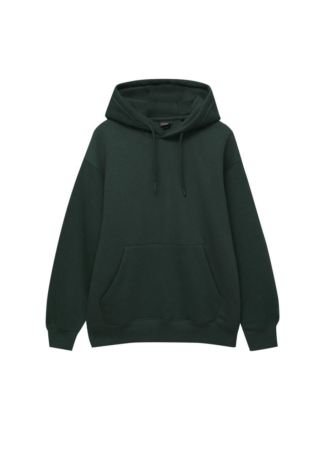 Худи флис,темно-зеленый, Pull & Bear (368158253)