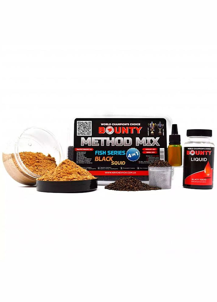 Метод мікс Method Mix 4 в 1 400г Чорний кальмарMM110 Bounty (317750629)