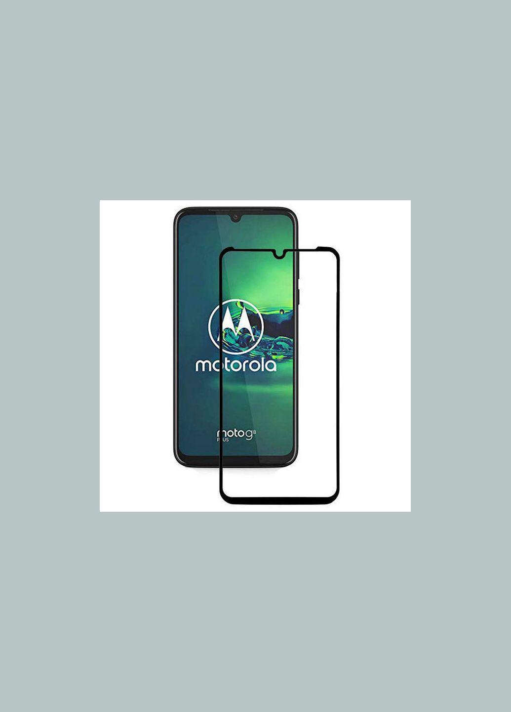 Захисне скло для Motorola Moto G8 Plus з чорною рамкою Walker (325425823)