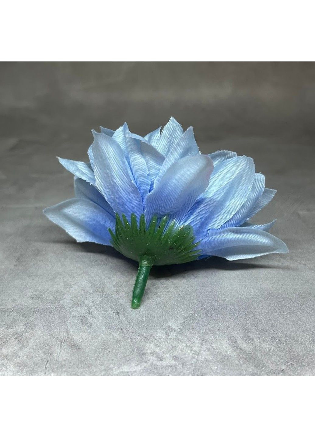 Бутон (головка цветка) Георгина 7 см, цвет -голубой, арт 017977, поштучно No Brand (324272209)