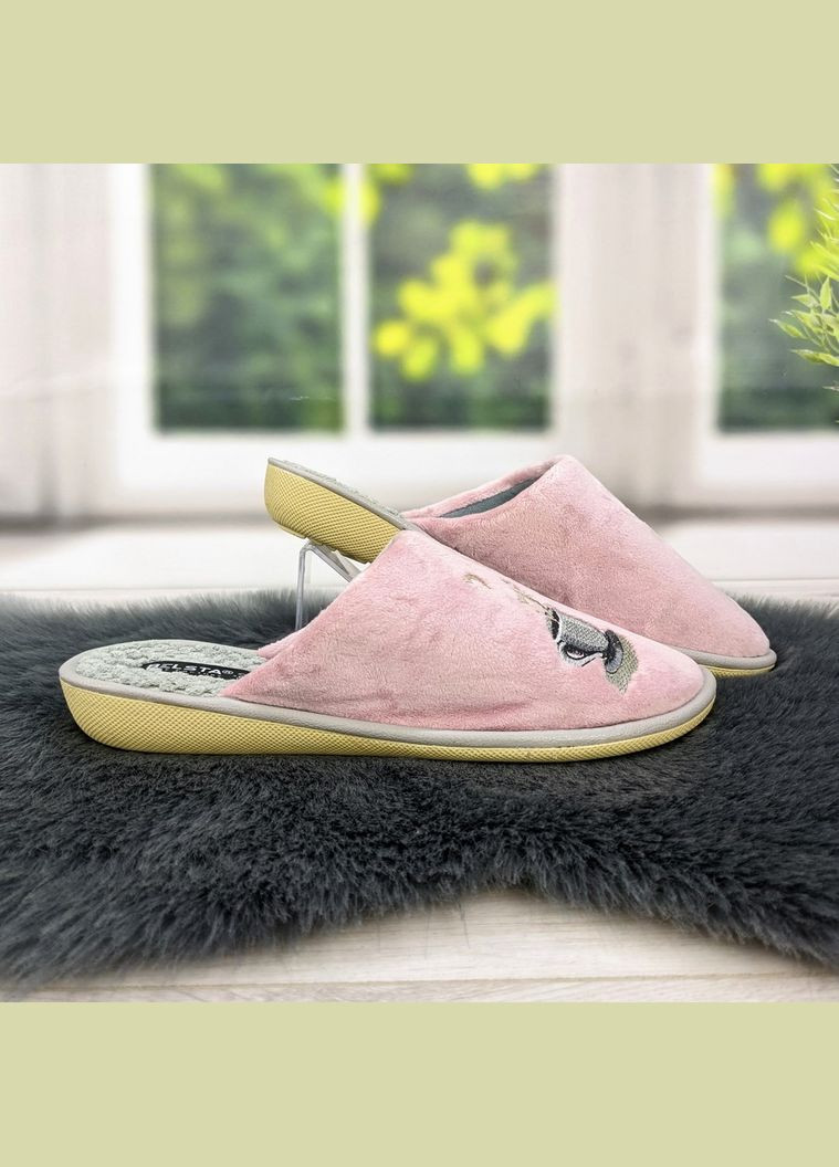 Светло-розовые тапочки женские домашние Белста