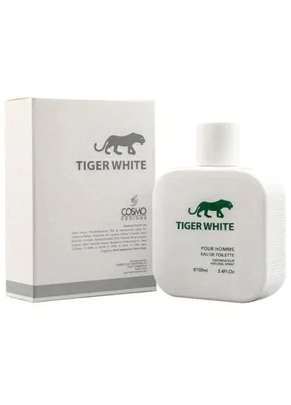 Туалетна вода чоловіча TIGER WHITE 100 мл ОАЕ Cosmo Designs (399555143)