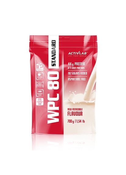 Протеин WPC80 Standard Protein, 700 грамм Соленая карамель ActivLab (324418794)