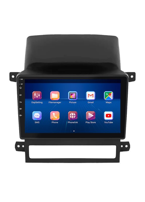 Штатная магнитола для Chevrolet Captiva I 2006-2011 экран 9" 6/128Gb 4G Wi-Fi GPS Top 4шт Lesko (336196070)