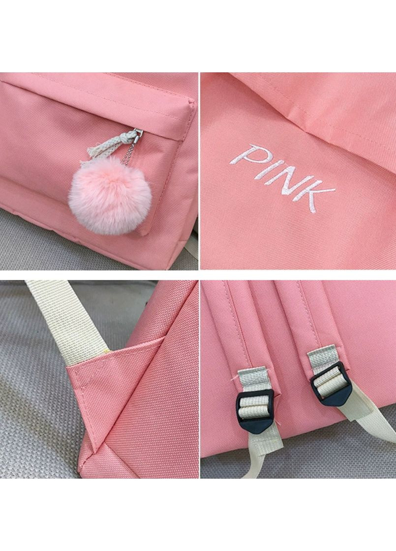 Набір шкільний 3 в 1 рюкзак, сумочка, пенал 1273 Чорний No Brand (362475138)