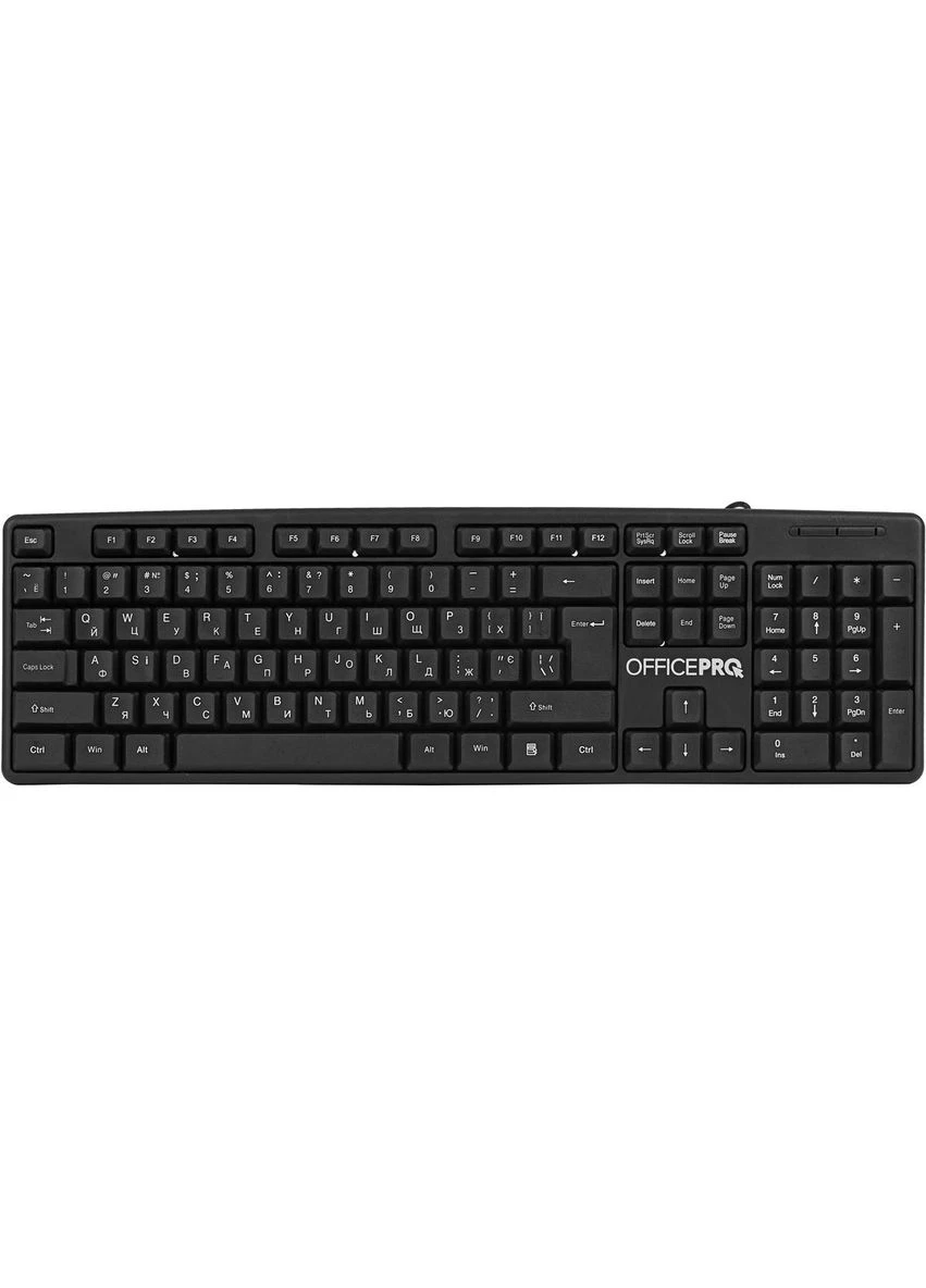Клавіатура SK166 Black OfficePro (336956375)