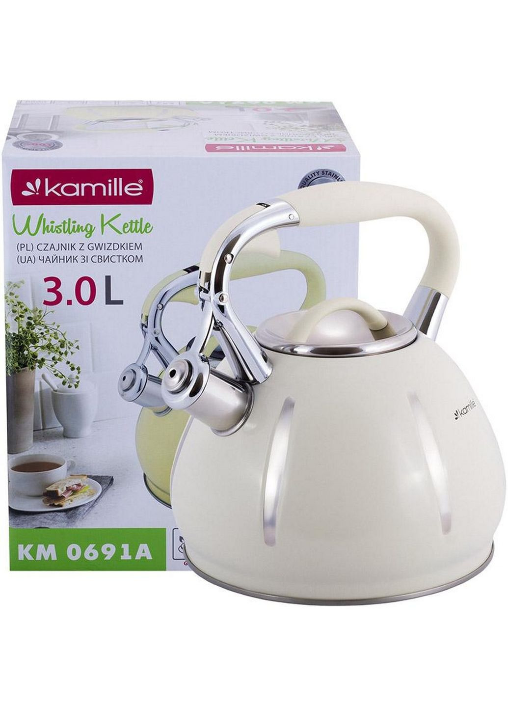 Чайник Marshmallow со свистком Kamille (288139718)
