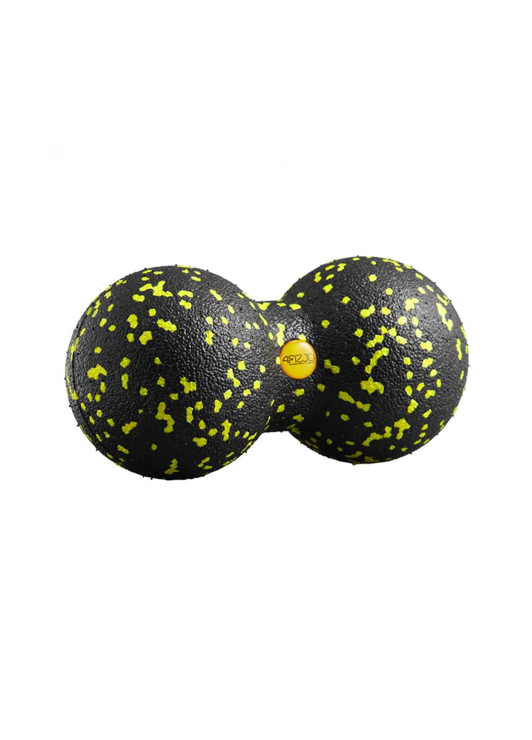 Масажний м'яч подвійний EPP DuoBall 08 Black/Yellow (P-5907222931301) 4FIZJO (315720323)