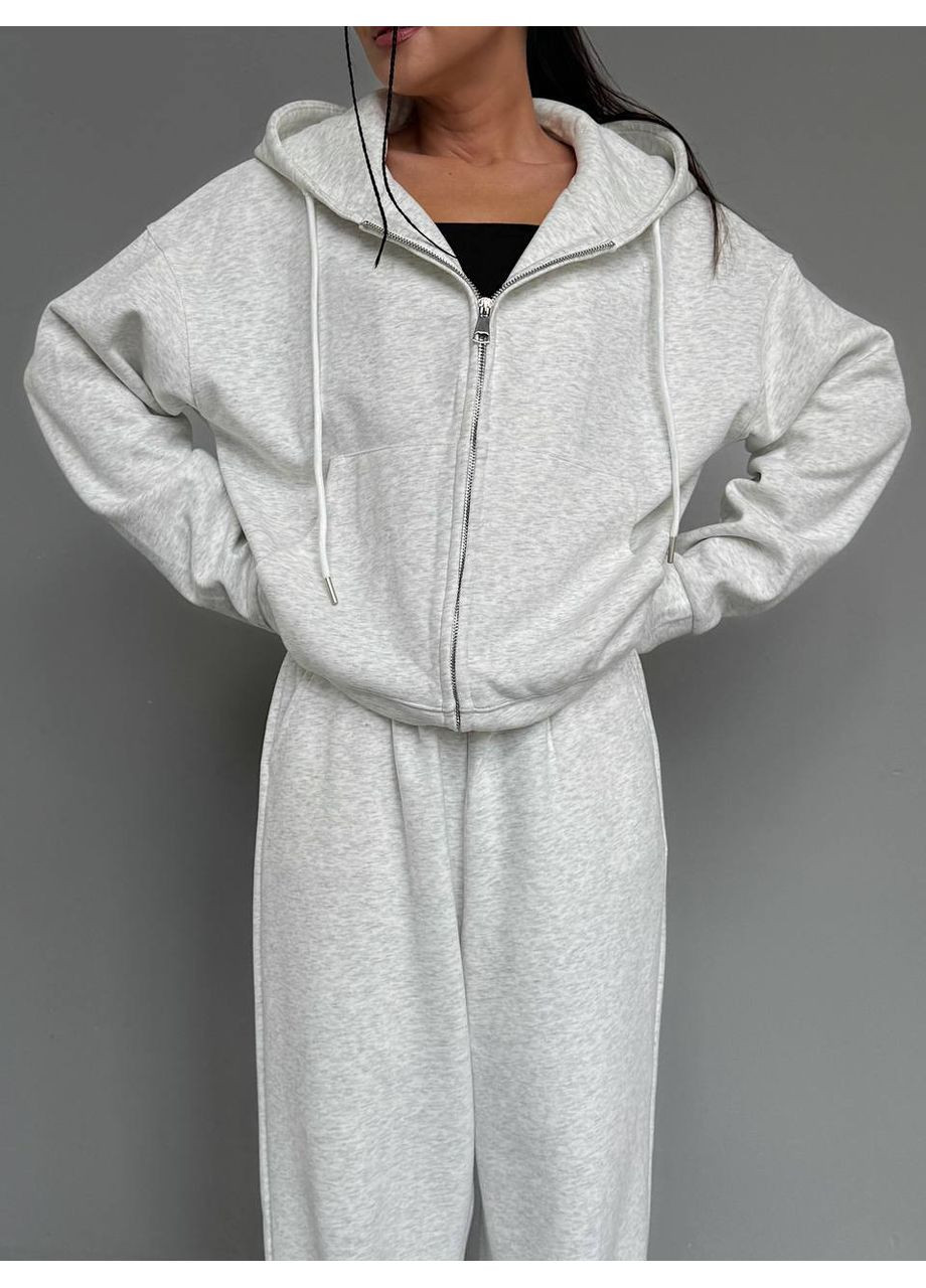 Теплий спортивний костюм з тринитки на флісі Пеньє | Заміри в описі GD/GL Модний простір (364965403)