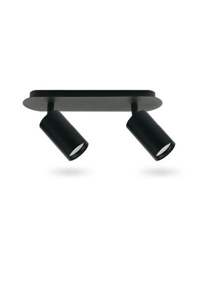 Накладний поворотний світильник ML311-2 під лампу чорний Feron (365650848)