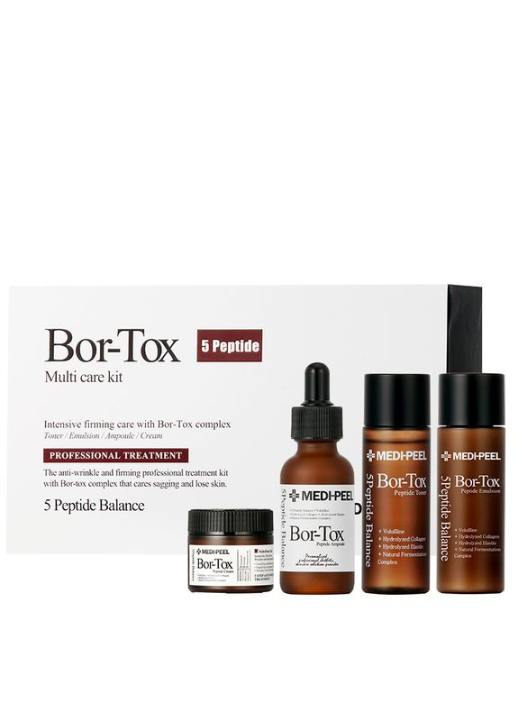 Набір антивікових засобів для обличчя Bor-Tox Multi Care Kit (toner/30ml + emulsion/30ml + ser/30ml + cr/50g) Medi-Peel (299771188)
