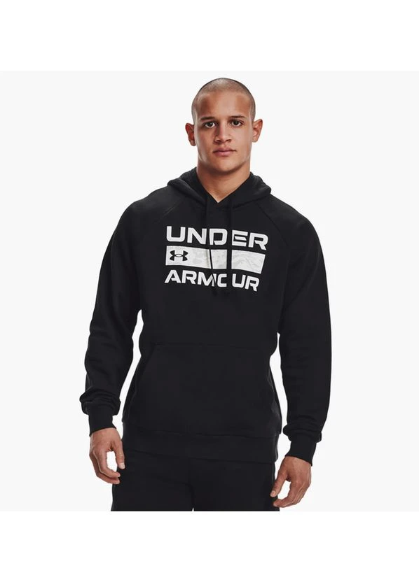 Худи Rival Flc Signature Hd Black 1366363-001 Under Armour (399358323)