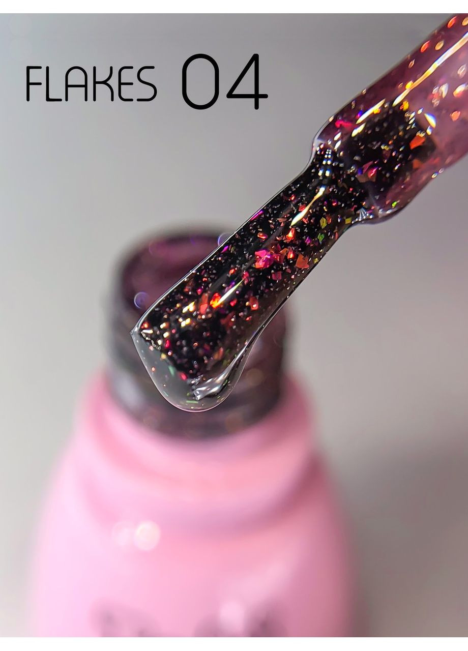 Гель-лак Flakes №004, 5 мл Toki Toki (349827928)