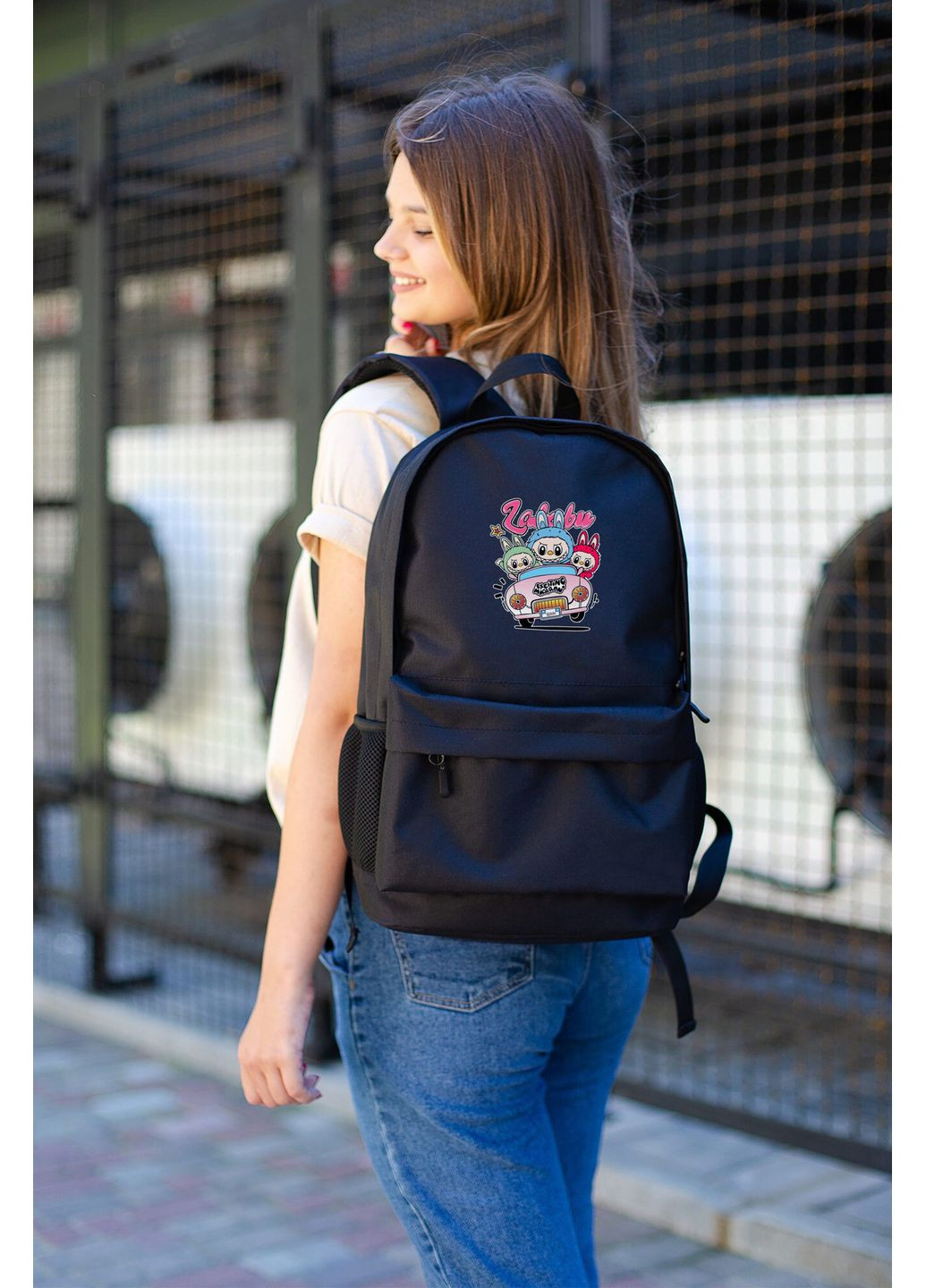 Повсякденний Рюкзак Шкільний Для Дівчинки З Принтом Лабубу Without (349469463)