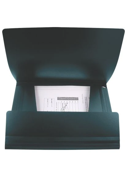 Папка на резинках (1508-05-A) Axent A4 500 мкм green (401191194)
