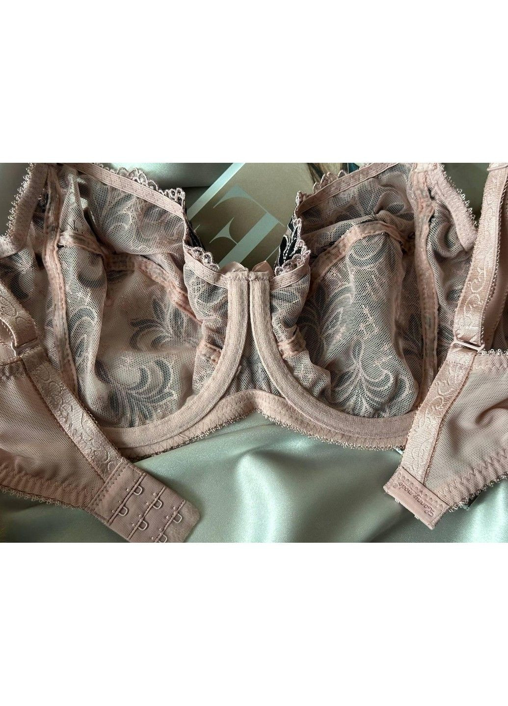 Пудровий бюстгальтер без поролону пудра Lanny Mode