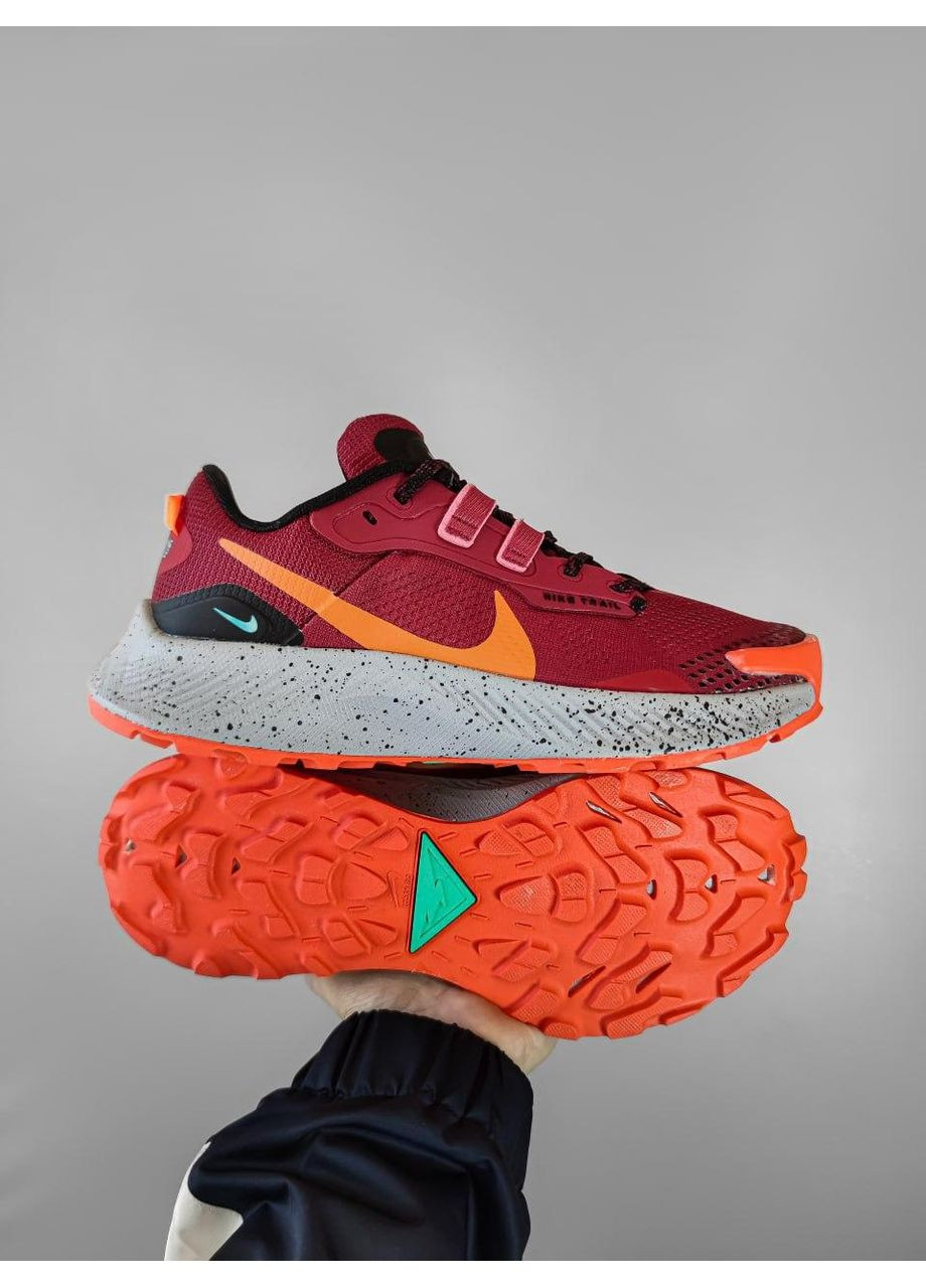 КРОССОВКИ ЖЕНСКИЕ NIKE PEGASUS TRAIL 3 BORDO НАЙК ПЕГАСУС ТРЕИЛ No Brand чёрные демисезоны (369387658)