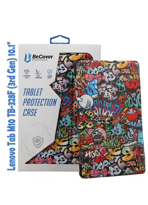 Чохол-книжка Smart для Lenovo Tab M10 TB-328F (3rd Gen) 10.1" Graffiti (708294) BeCover (368579522)