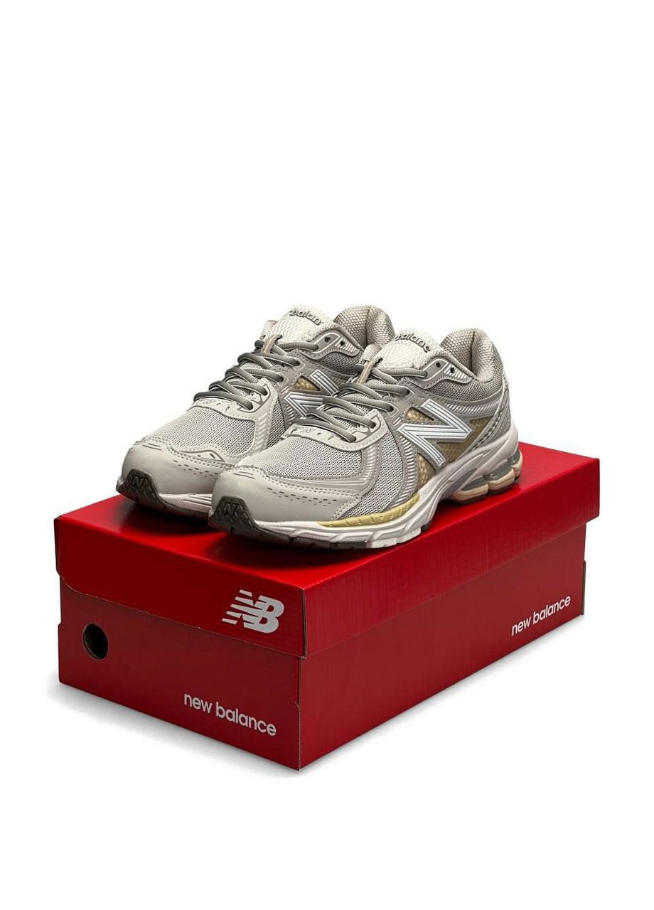 Коричневі кросівки чоловічі new balance beige gold No Brand 860v2