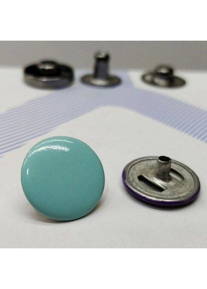 Кнопка Альфа 15мм Бирюзовая (10шт) (00247) Plus-plus (352745800)