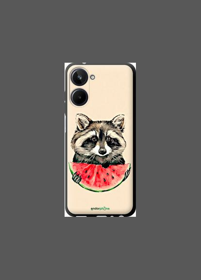 Чехол на Realme 10 Енотик с арбузом "4605b-2946-2448" Endorphone (348062107)