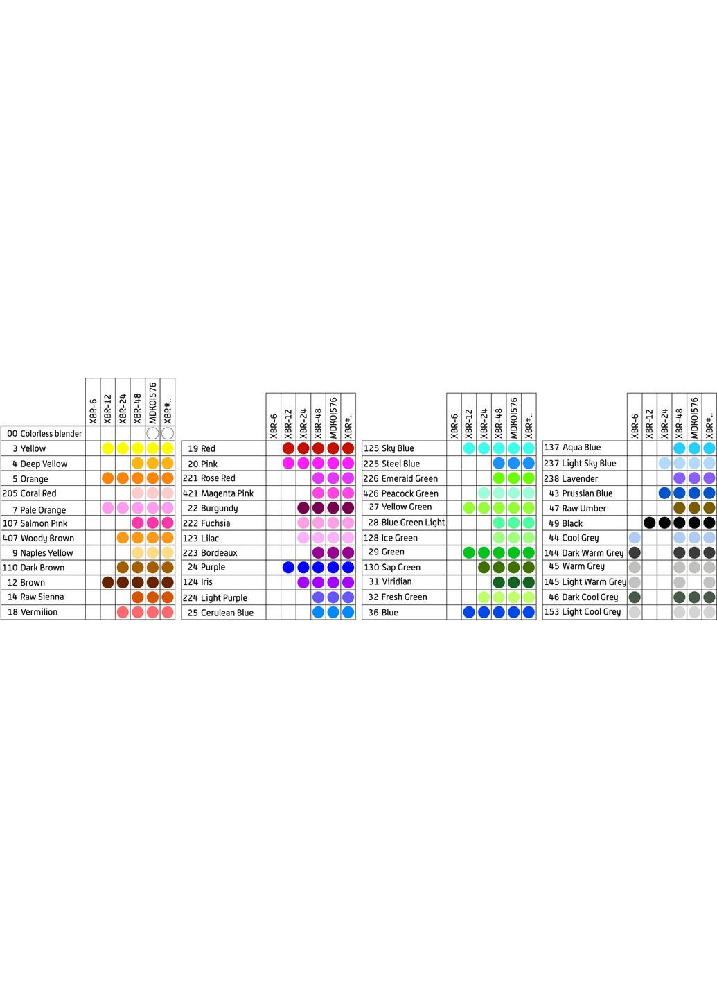 Набор маркеров Coloring Brush Pen 24цв. Koi (362578020)