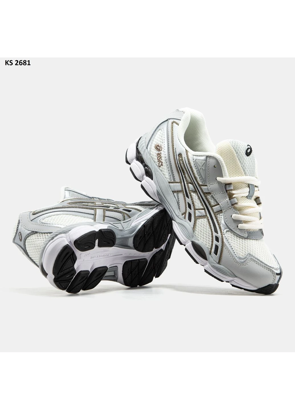 Серые летние кроссовки asics gel-nyc 2055 light grey асикс гель нюк No Brand