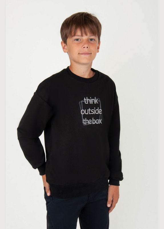 Авекстекс свитшот для мальчиков 04-2425-41в 134 см черный черный